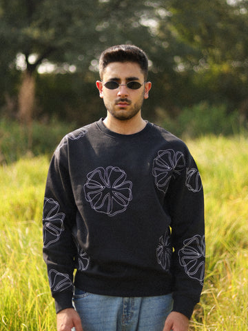 Midnight Floral Sweat